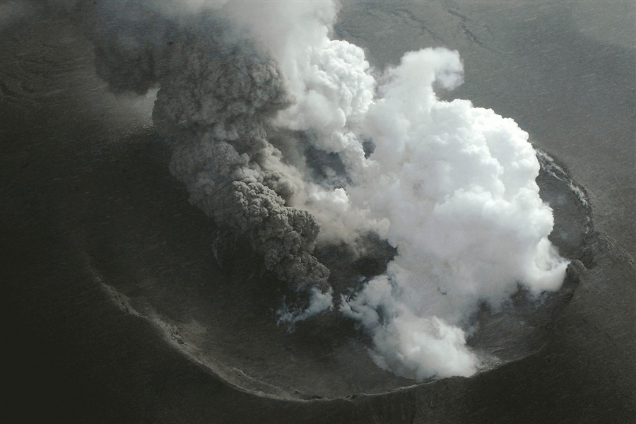 Извержение вулкана Шинмо